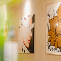 パナケアストレッチ店内の通路