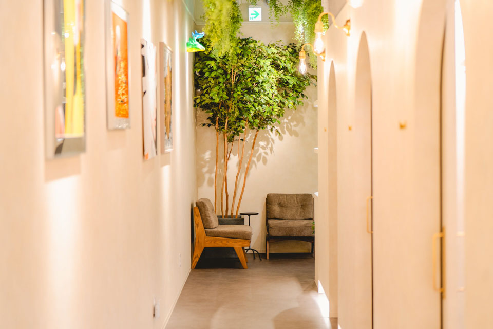 パナケアストレッチ店内の様子