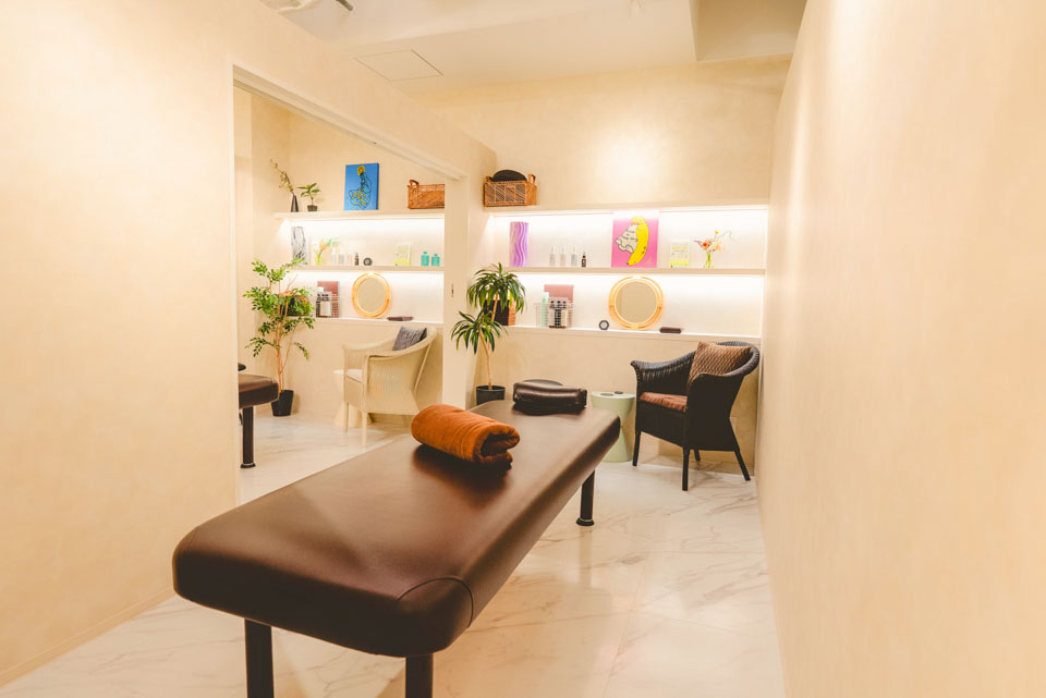 パナケアストレッチ店内の様子